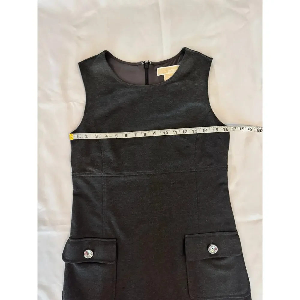 Michael Kors Dress Size 8-Charcoal Grey Dress - Picture 5 of 7